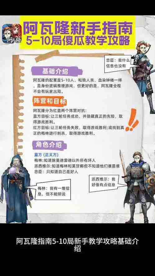 阿瓦隆之王新手攻略